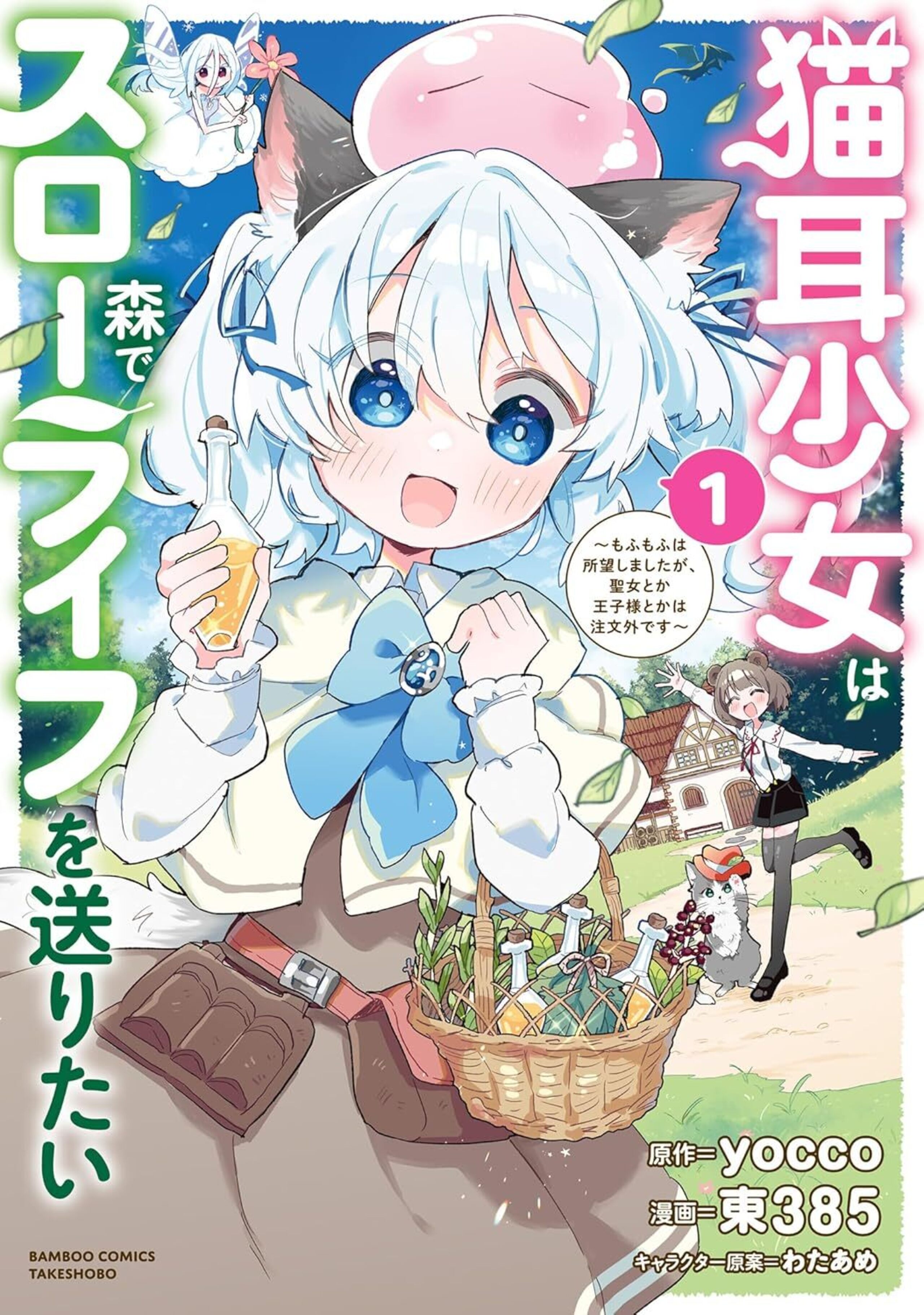 猫耳少女は森でスローライフを送りたい ~もふもふは所望しましたが、聖女とか王子様とかは注文外です~1